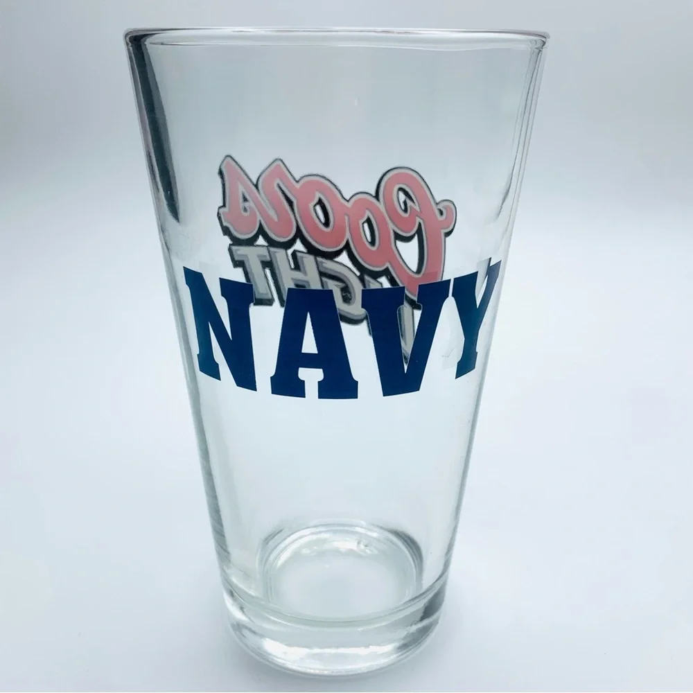 Rare Navy Armed Forces Coors Light Pint Glass 16oz